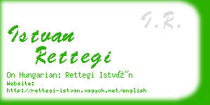 istvan rettegi business card